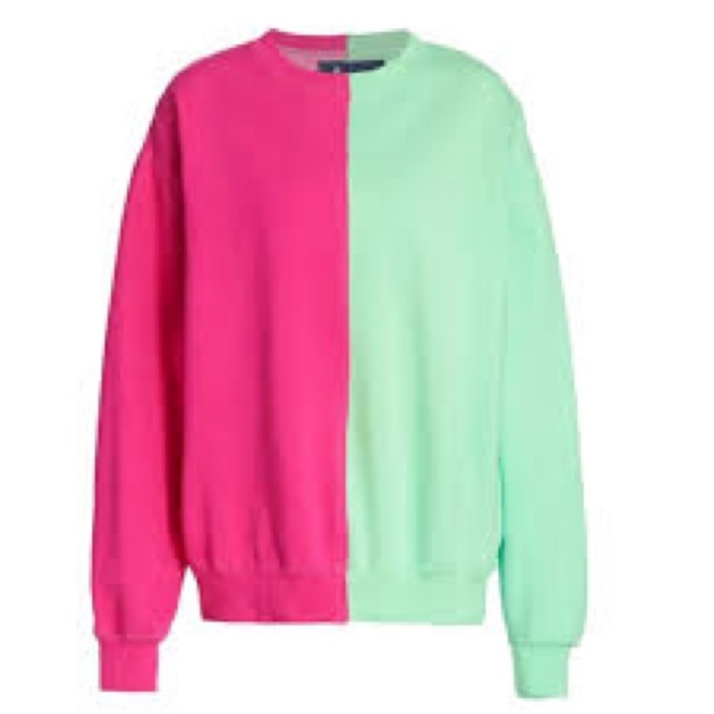 La Detresse Half/Half Pullover Sweatshirt